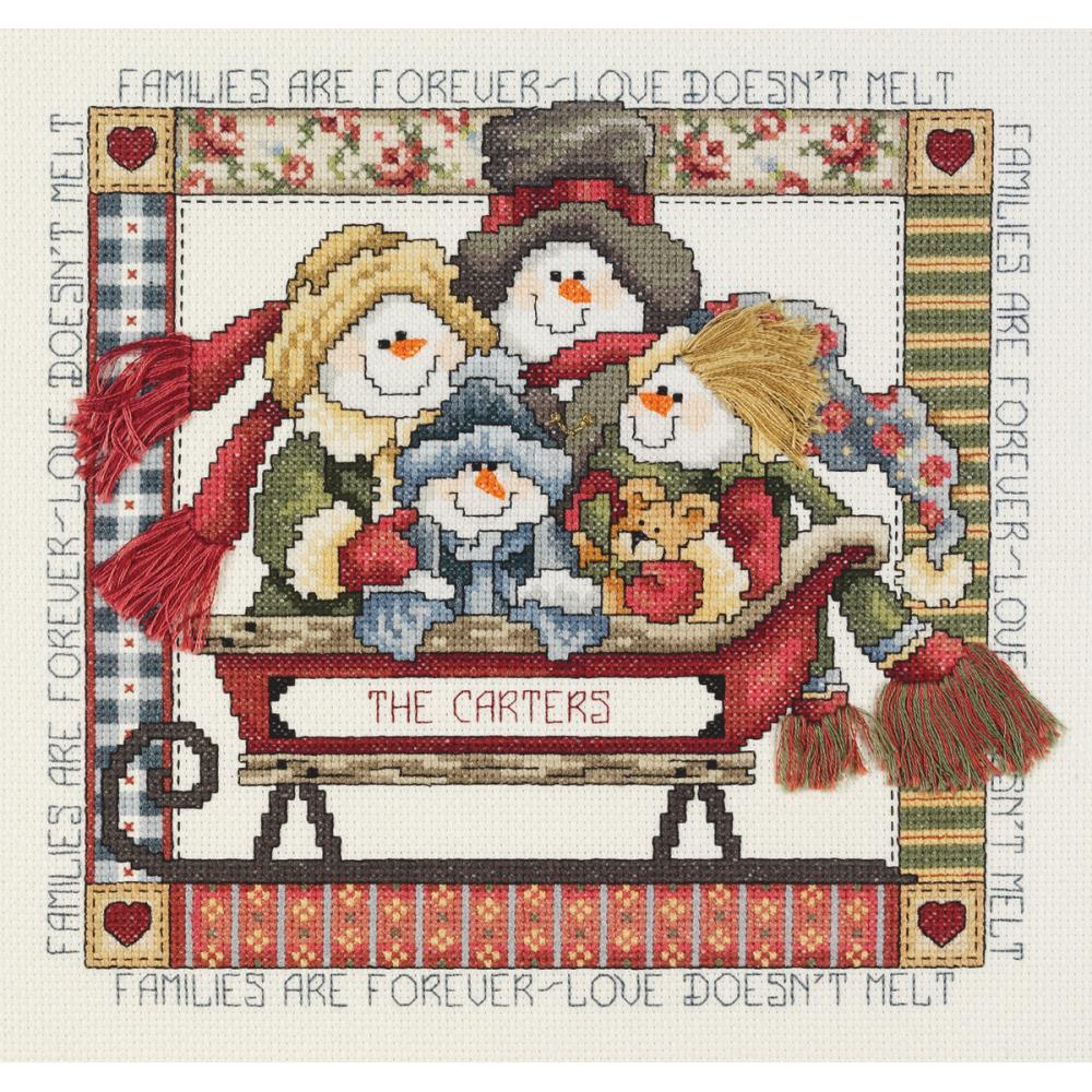 Families Are Forever Counted Cross Stitch Kit